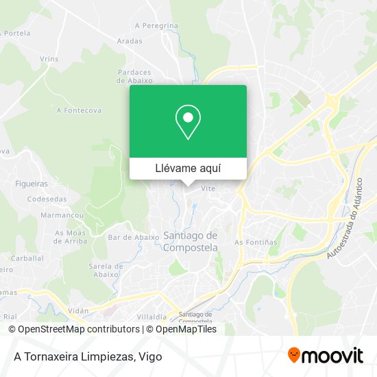 Mapa A Tornaxeira Limpiezas