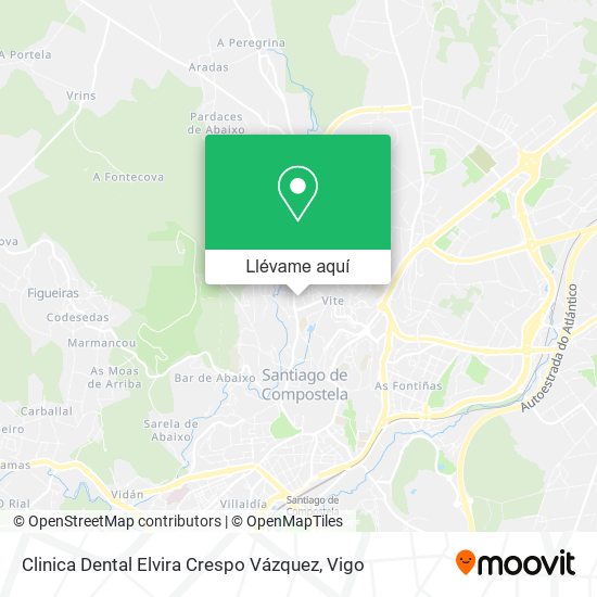 Mapa Clinica Dental Elvira Crespo Vázquez