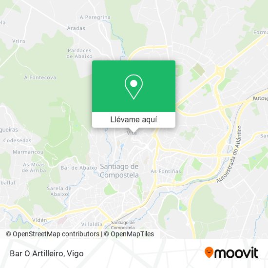Mapa Bar O Artilleiro