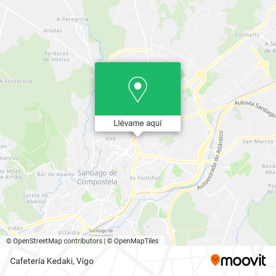 Mapa Cafetería Kedaki