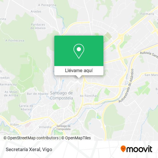Mapa Secretaría Xeral