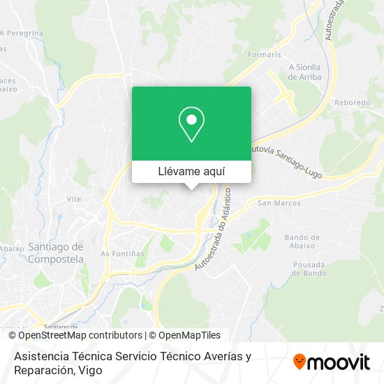 Mapa Asistencia Técnica Servicio Técnico Averías y Reparación