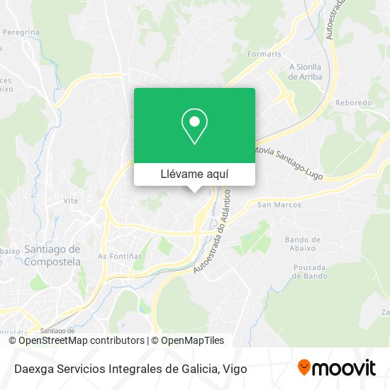 Mapa Daexga Servicios Integrales de Galicia