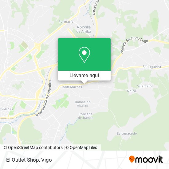 Mapa El Outlet Shop