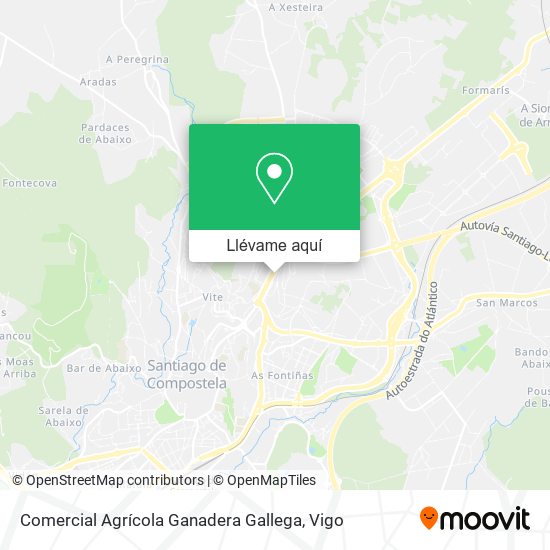 Mapa Comercial Agrícola Ganadera Gallega