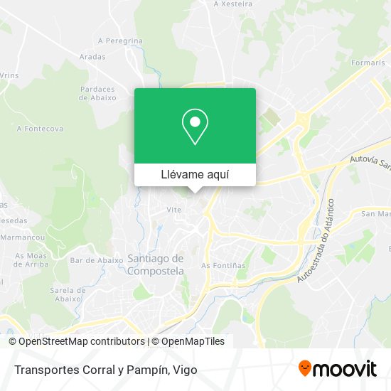 Mapa Transportes Corral y Pampín
