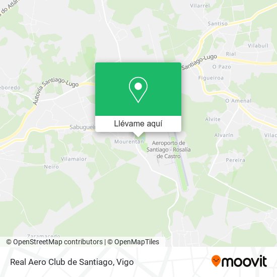Mapa Real Aero Club de Santiago