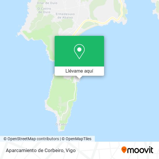 Mapa Aparcamiento de Corbeiro