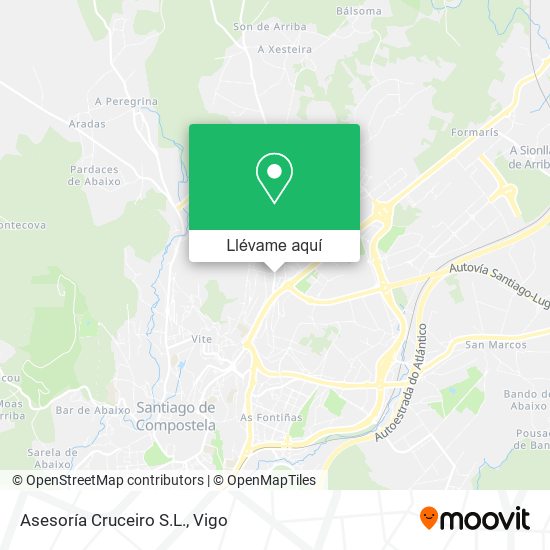 Mapa Asesoría Cruceiro S.L.
