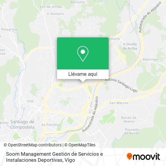 Mapa Soom Management Gestión de Servicios e Instalaciones Deportivas