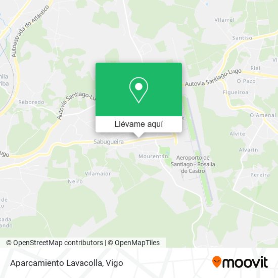 Mapa Aparcamiento Lavacolla
