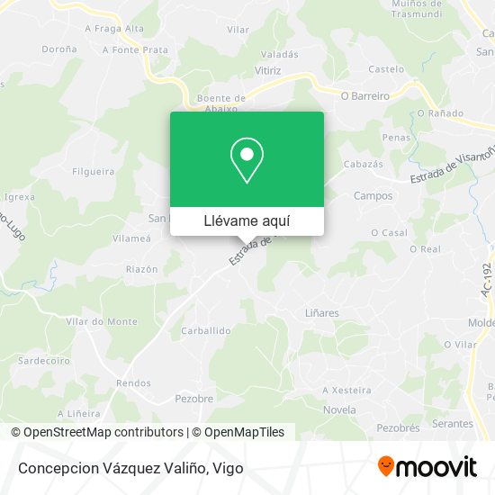 Mapa Concepcion Vázquez Valiño