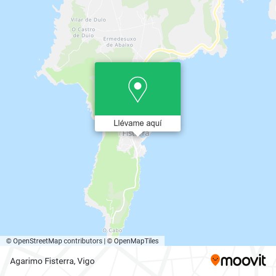 Mapa Agarimo Fisterra