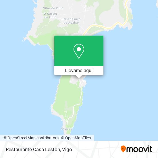 Mapa Restaurante Casa Leston