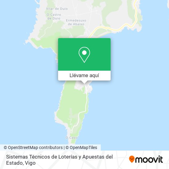 Mapa Sistemas Técnicos de Loterías y Apuestas del Estado