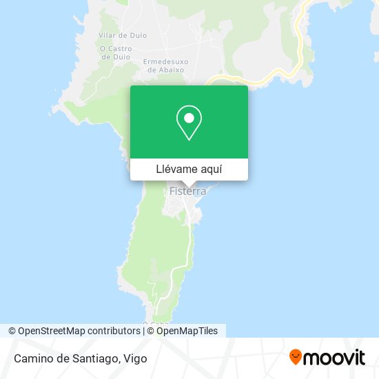 Mapa Camino de Santiago