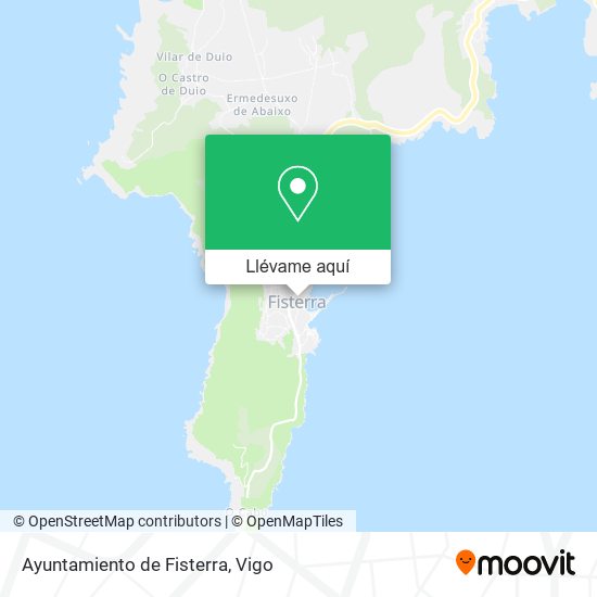 Mapa Ayuntamiento de Fisterra