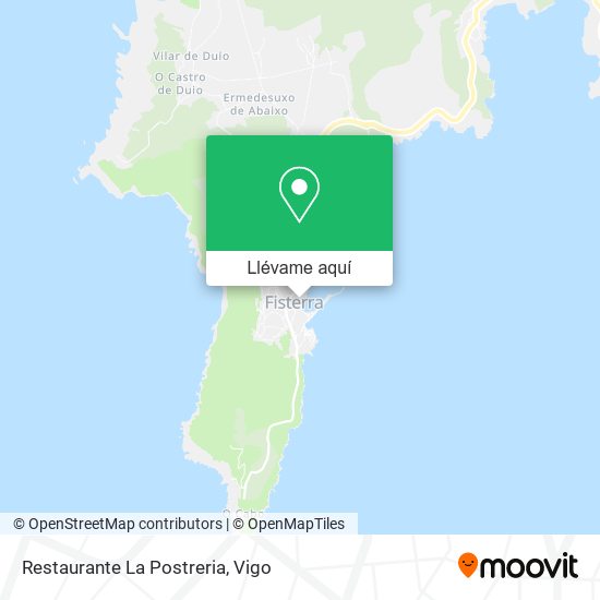 Mapa Restaurante La Postreria