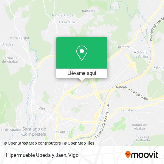 Mapa Hipermueble Ubeda y Jaen