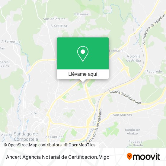 Mapa Ancert Agencia Notarial de Certificacion