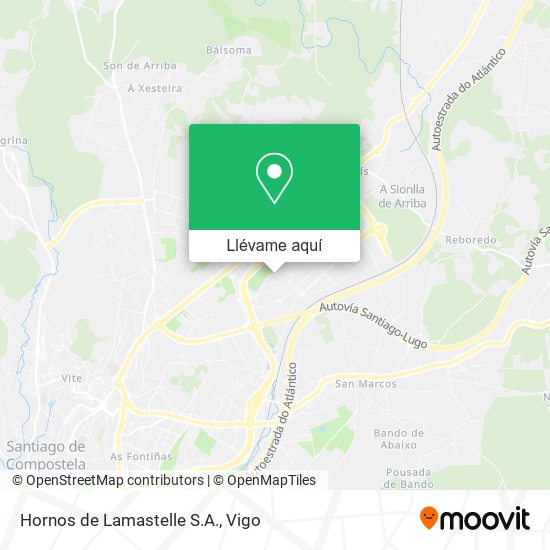 Mapa Hornos de Lamastelle S.A.