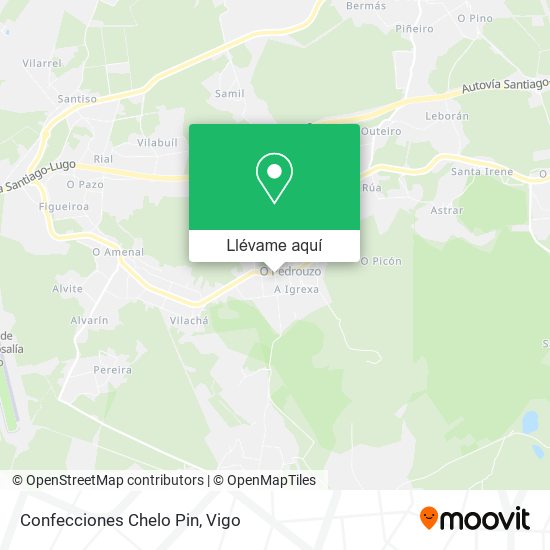 Mapa Confecciones Chelo Pin