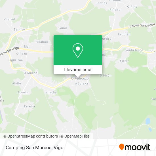 Mapa Camping San Marcos