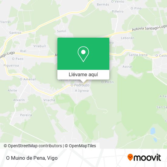 Mapa O Muino de Pena