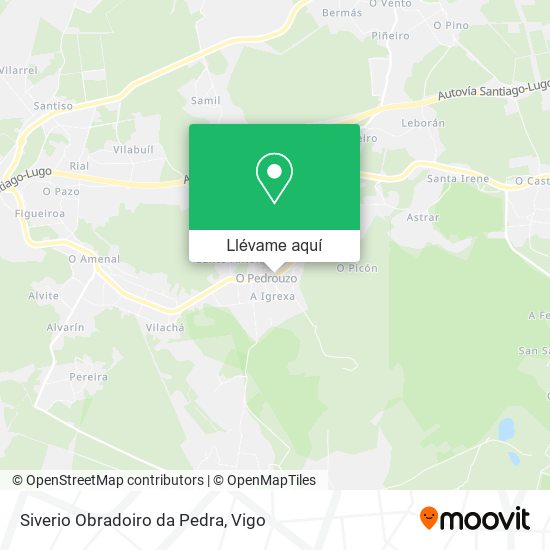 Mapa Siverio Obradoiro da Pedra