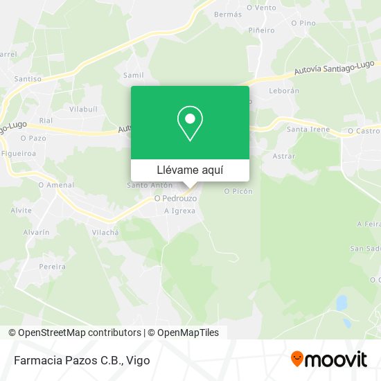 Mapa Farmacia Pazos C.B.