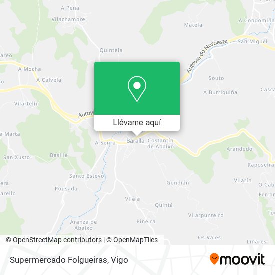 Mapa Supermercado Folgueiras