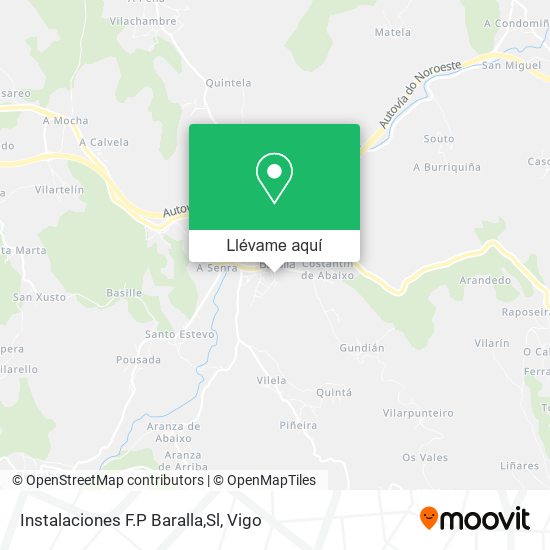 Mapa Instalaciones F.P Baralla,Sl