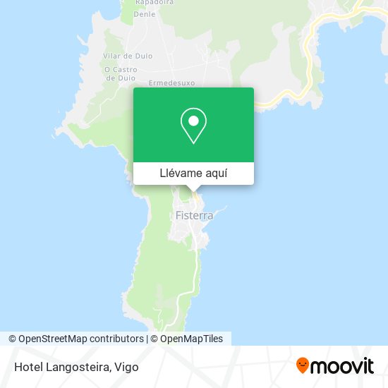 Mapa Hotel Langosteira