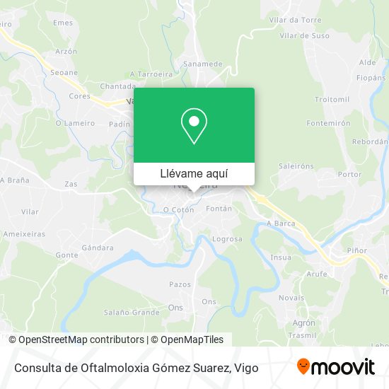 Mapa Consulta de Oftalmoloxia Gómez Suarez