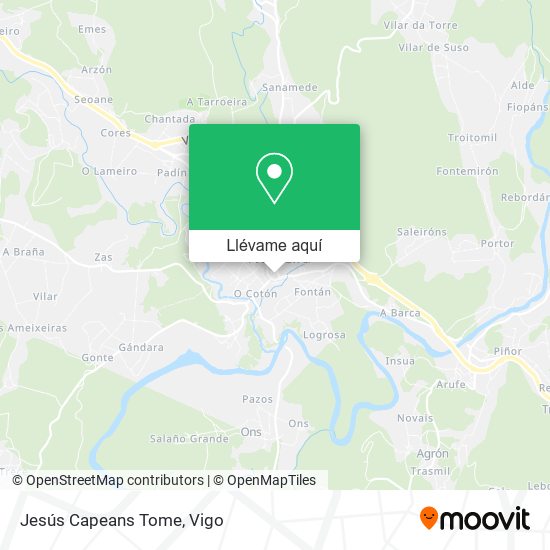 Mapa Jesús Capeans Tome