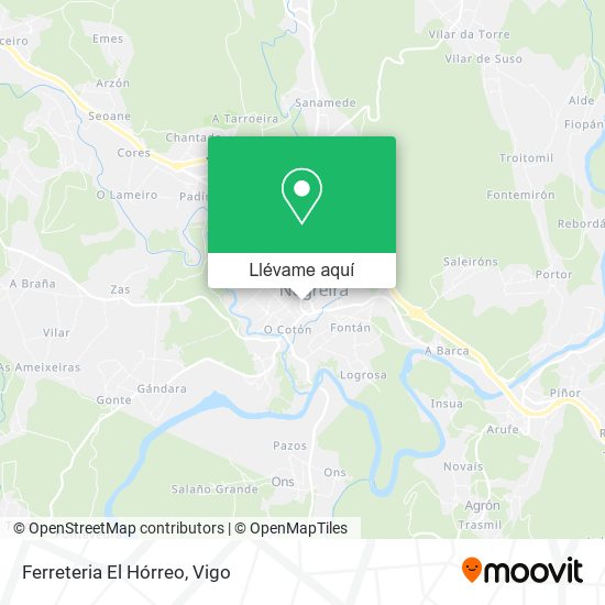 Mapa Ferreteria El Hórreo