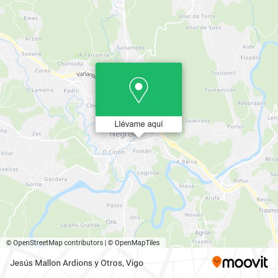 Mapa Jesús Mallon Ardions y Otros