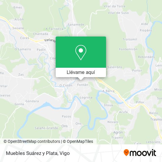 Mapa Muebles Suárez y Plata