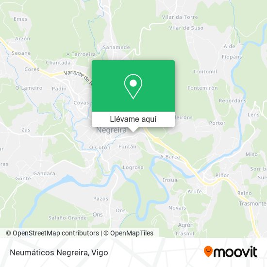 Mapa Neumáticos Negreira