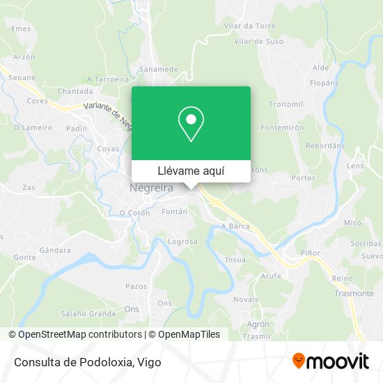 Mapa Consulta de Podoloxia