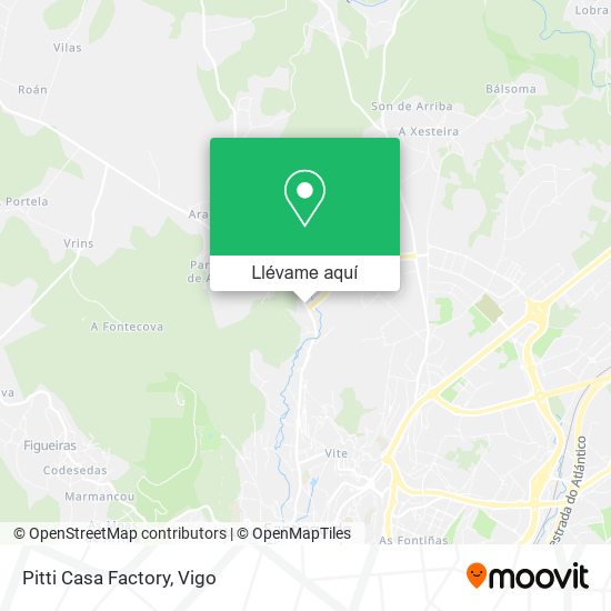 Mapa Pitti Casa Factory
