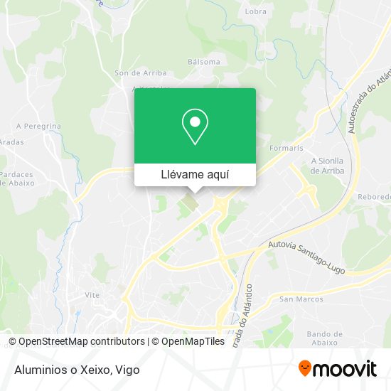 Mapa Aluminios o Xeixo