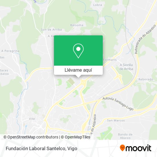 Mapa Fundación Laboral Santelco