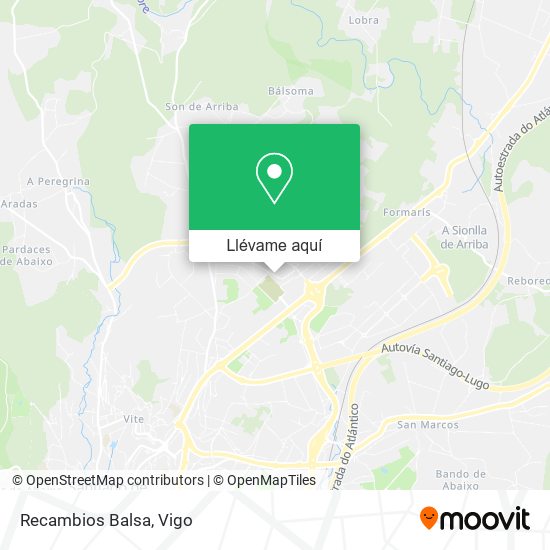 Mapa Recambios Balsa