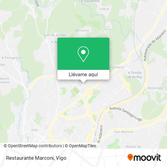 Mapa Restaurante Marconi