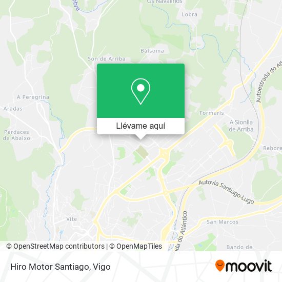 Mapa Hiro Motor Santiago