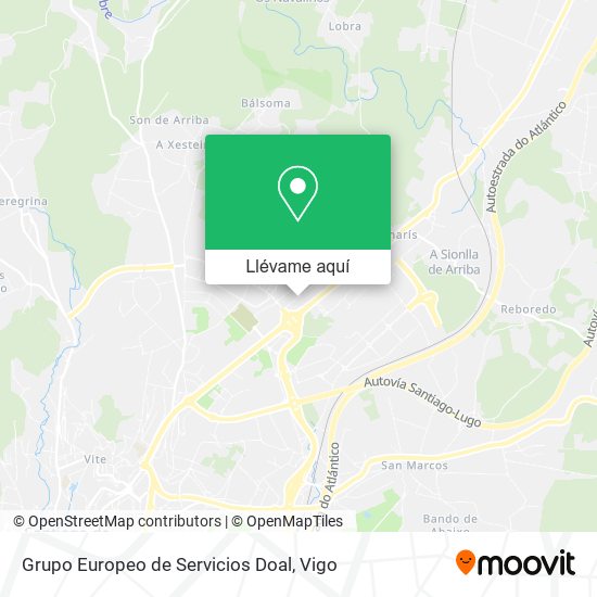 Mapa Grupo Europeo de Servicios Doal