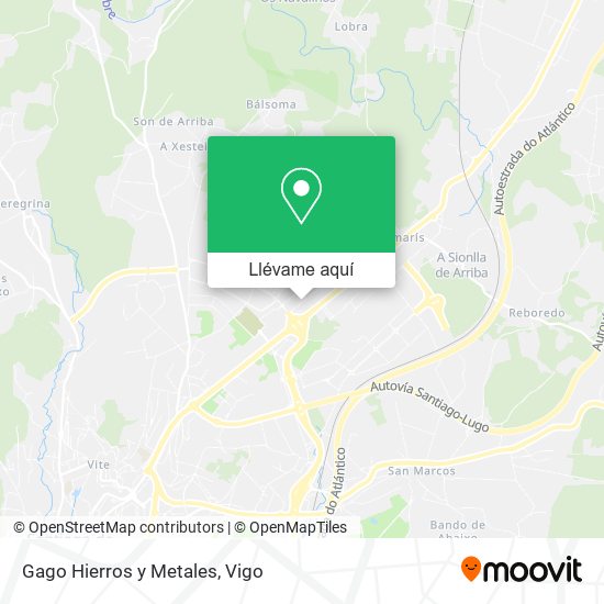 Mapa Gago Hierros y Metales