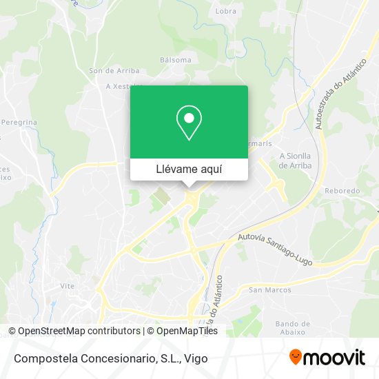 Mapa Compostela Concesionario, S.L.