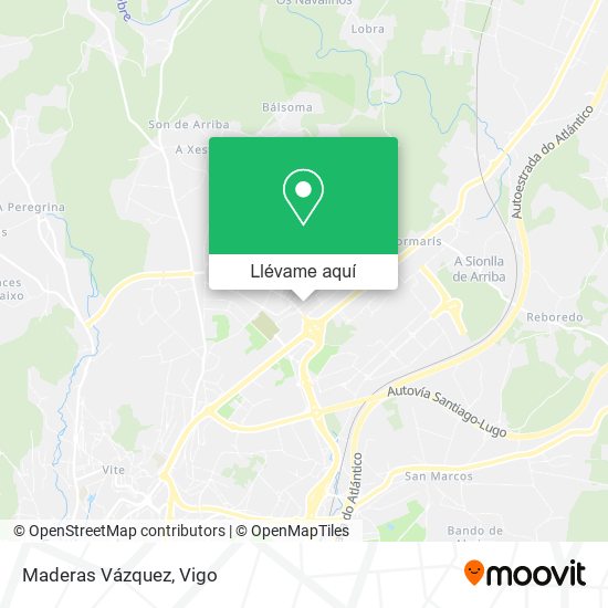 Mapa Maderas Vázquez